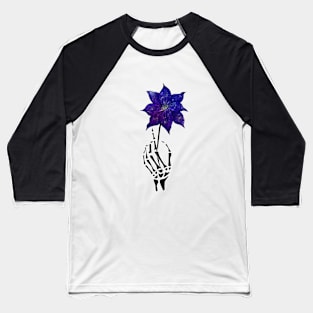 Flower and bones Baseball T-Shirt